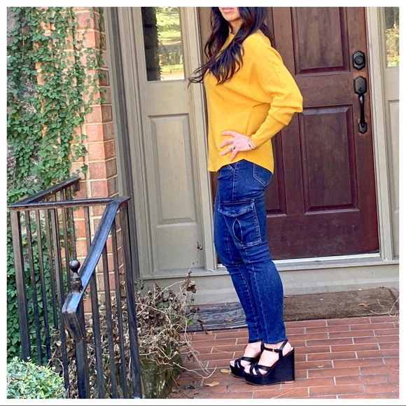 LAST ONE✨PARIS✨Gorgeous Mustard dolman sweater - Picture 8 of 11